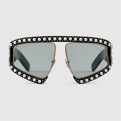 gucci diamond glasses|gucci glasses with pearls.